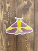 Rosy Maple Moth Sticker