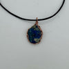 Wire Wrapped Necklace - Multicolored Stone