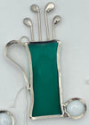 Golf Bags and Clubs Suncatchers