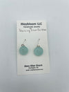 Glass Dangle Dot Earrings