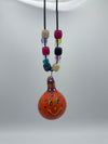 Gourd Jack-o-Lantern Necklaces