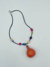 Gourd Jack-o-Lantern Necklaces