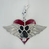 Dog Paw Heart w/ Angel Wings