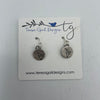 Small Silver Hummingbird Earrings