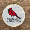 Cardinal Embroidery Hoop