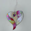 Red and Clear Iridescent Heart