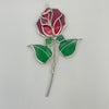 Pink Rose Suncatcher #2
