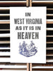 In West Virginia Art Print