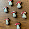 Mushroom Earring Studs