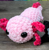 Fuzzy Crocheted Axolotl