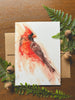 Cardinal Watercolor Greeting Card