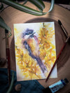 Chickadee Watercolor Greeting Card
