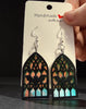 Cathedral Bat Earrings