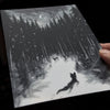 Midwinter Timbers Foil Art Print