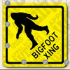 Bigfoot Crossing Sticker