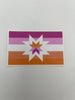 quilt lesbian flag sticker
