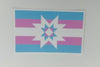 quilt trans flag sticker
