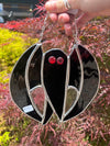 Mothman Stained Glass