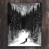 Spirits of the Midwinter Timbers Art Print