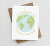 Mom to Me You Are the World Notecard