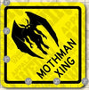 Mothman Crossing Sticker