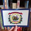 WV State Flag Postcard