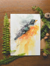 American Robin Watercolor Greeting Card