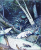 Cryptids of the Susquehanna River Art Print