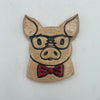 Nerdy Pig Ceramic Magnet