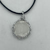 Wire Wrapped Necklace - Round Selenite