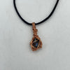 Wire Wrapped Necklace - Multicolored Pebble