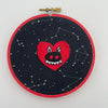 Mothman Constellations Embroidery Hoop