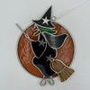 Witch Stained Glass Suncatcher