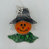Scarecrow Head Stained Glass Suncatcher