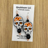 Graveyard Skull Earrings