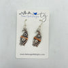 Silver and Bronze Gnome Earrings