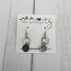 Small Silver Monkey Earrings