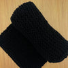 Black Knitted Scarf