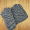 Gray Knitted Scarf