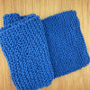 Blue Knitted Scarf