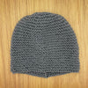 Gray Knitted Skull Cap