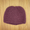 Mauve Knitted Skull Cap