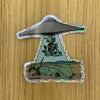 Ballyraven UFO Abduction Sticker