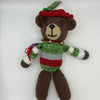 Knitted Christmas Bear