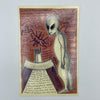 "Wounded Man" Alien Postcard