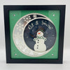 Let It Snow Shadowbox 8x8