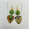 Sea Anemone Guitar Pick Earrings