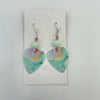 Pastel Marble Guitar Pick Earrings