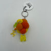 Needle Felted Keychain with Charms