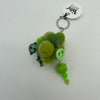 Needle Felted Keychain with Charms